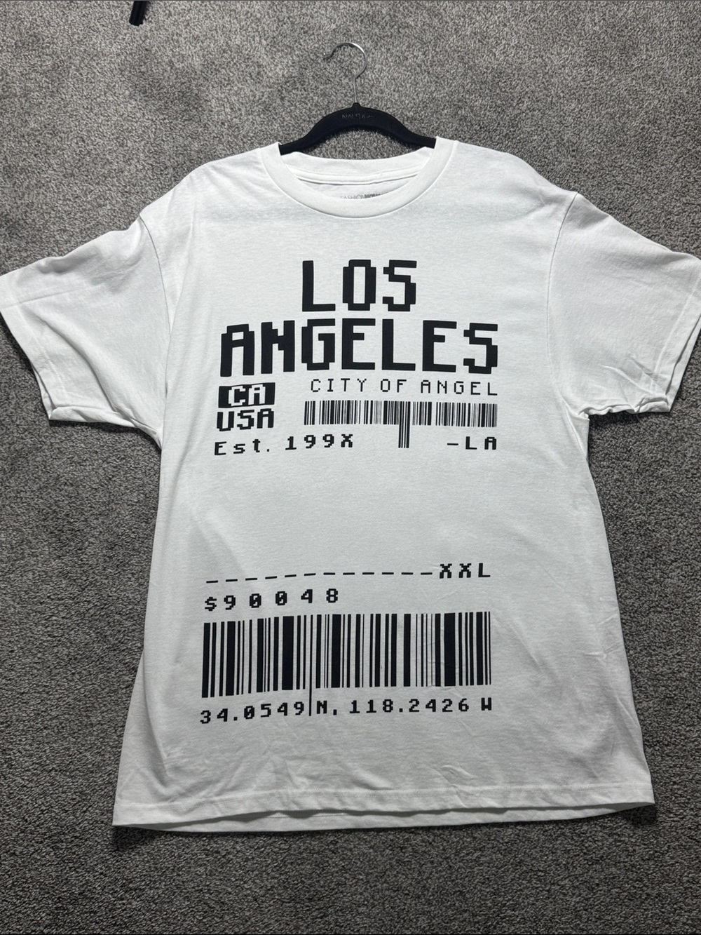 Fashion Nova White Los Angeles Graphic Tee - Picture 2 of 3